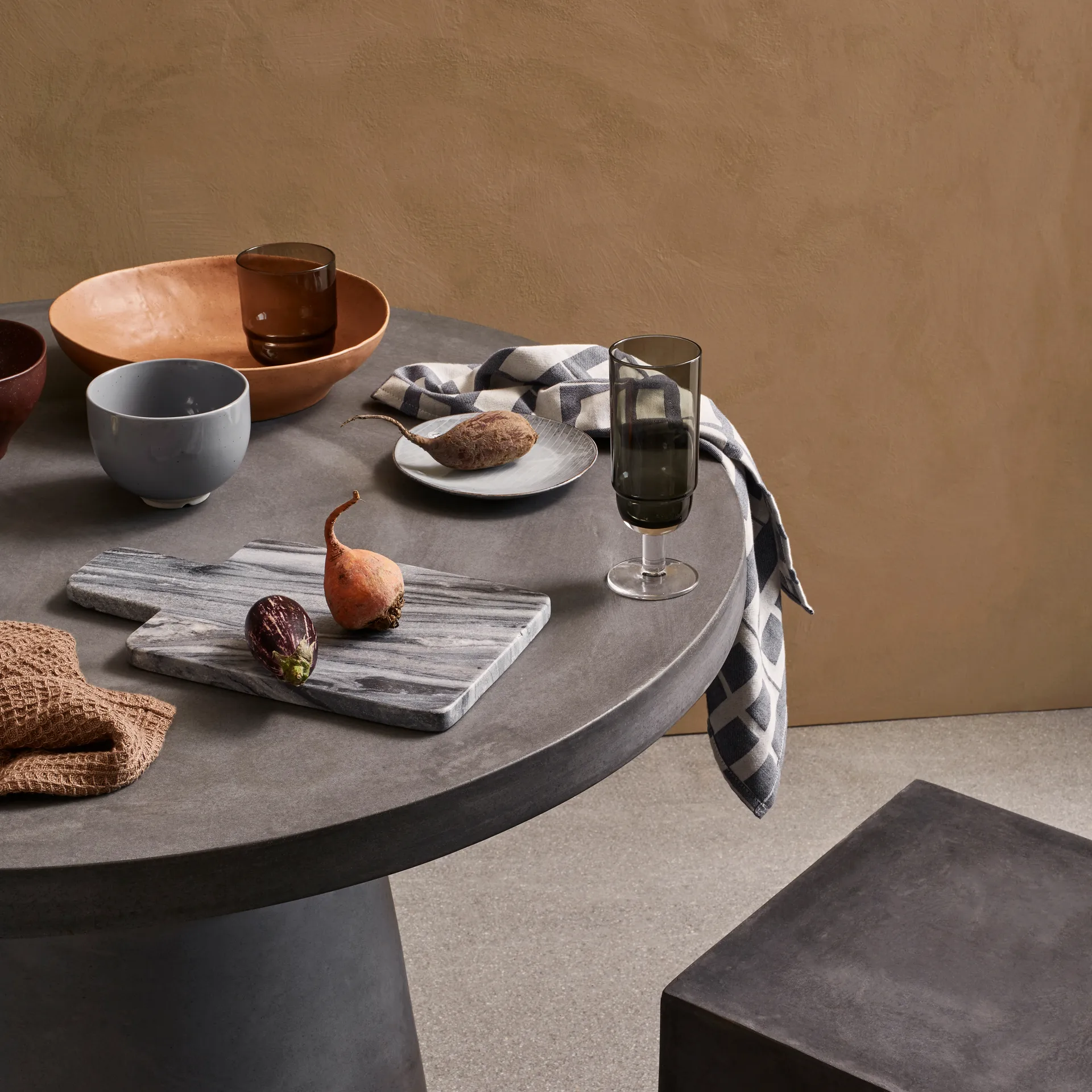 Nordic Bistro ποτήρι νερού 20 cl, φιμέ-διαφανές Broste Copenhagen