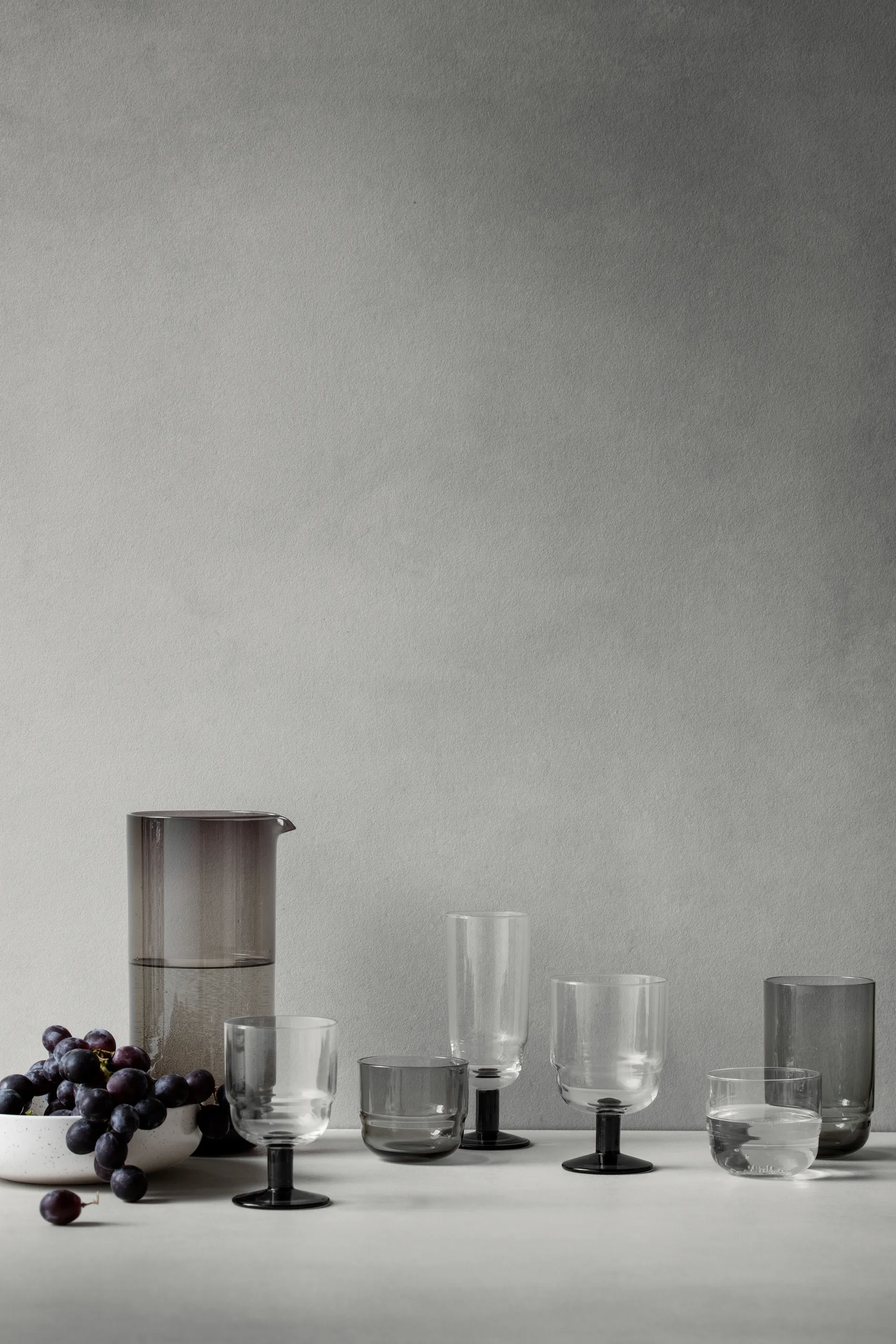 Nordic Bistro ποτήρι σαμπάνιας 20 cl , Διαφανές-φιμέ πόδι Broste Copenhagen