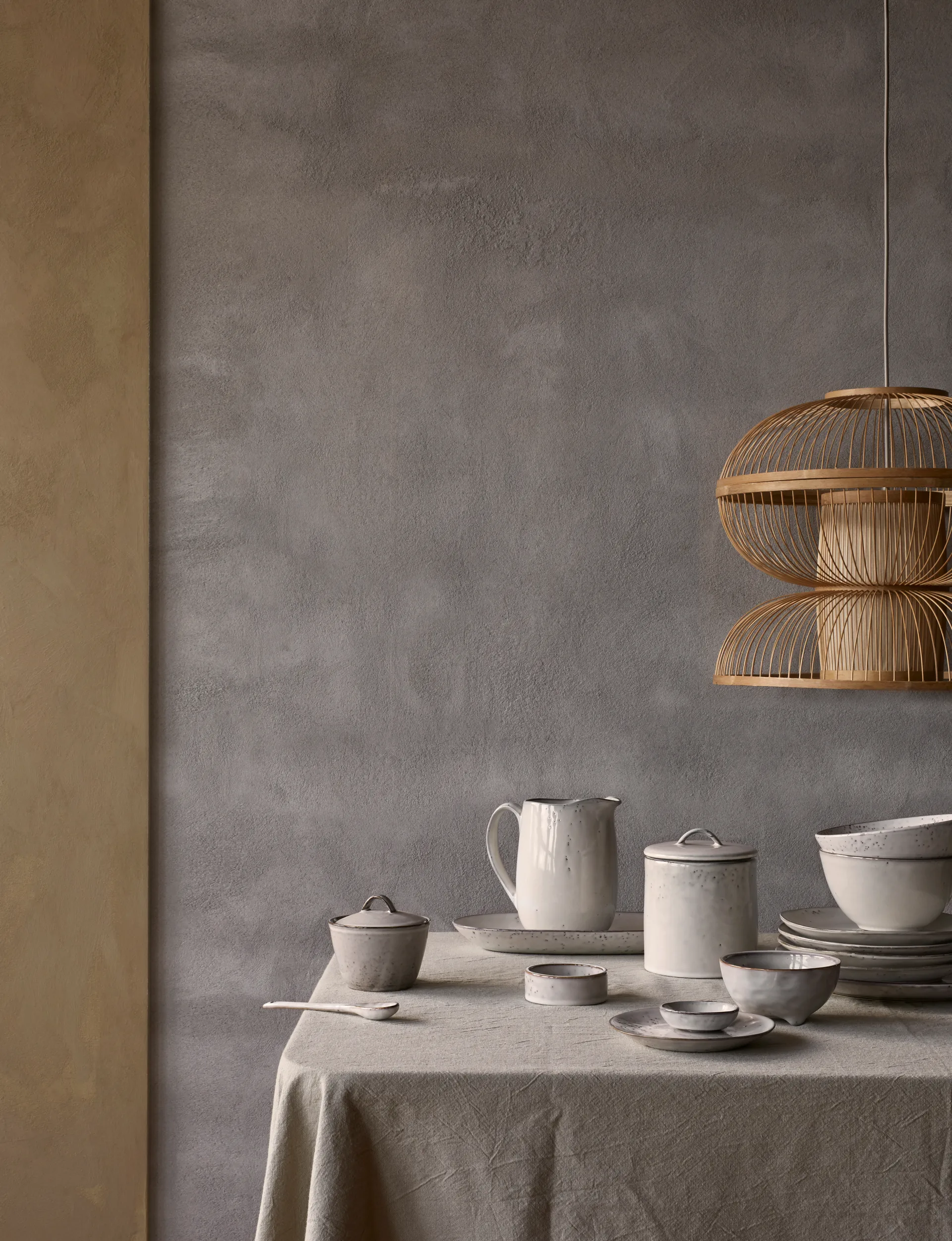 Nordic Sand μπολ με βάση, Ø 11 cm Broste Copenhagen