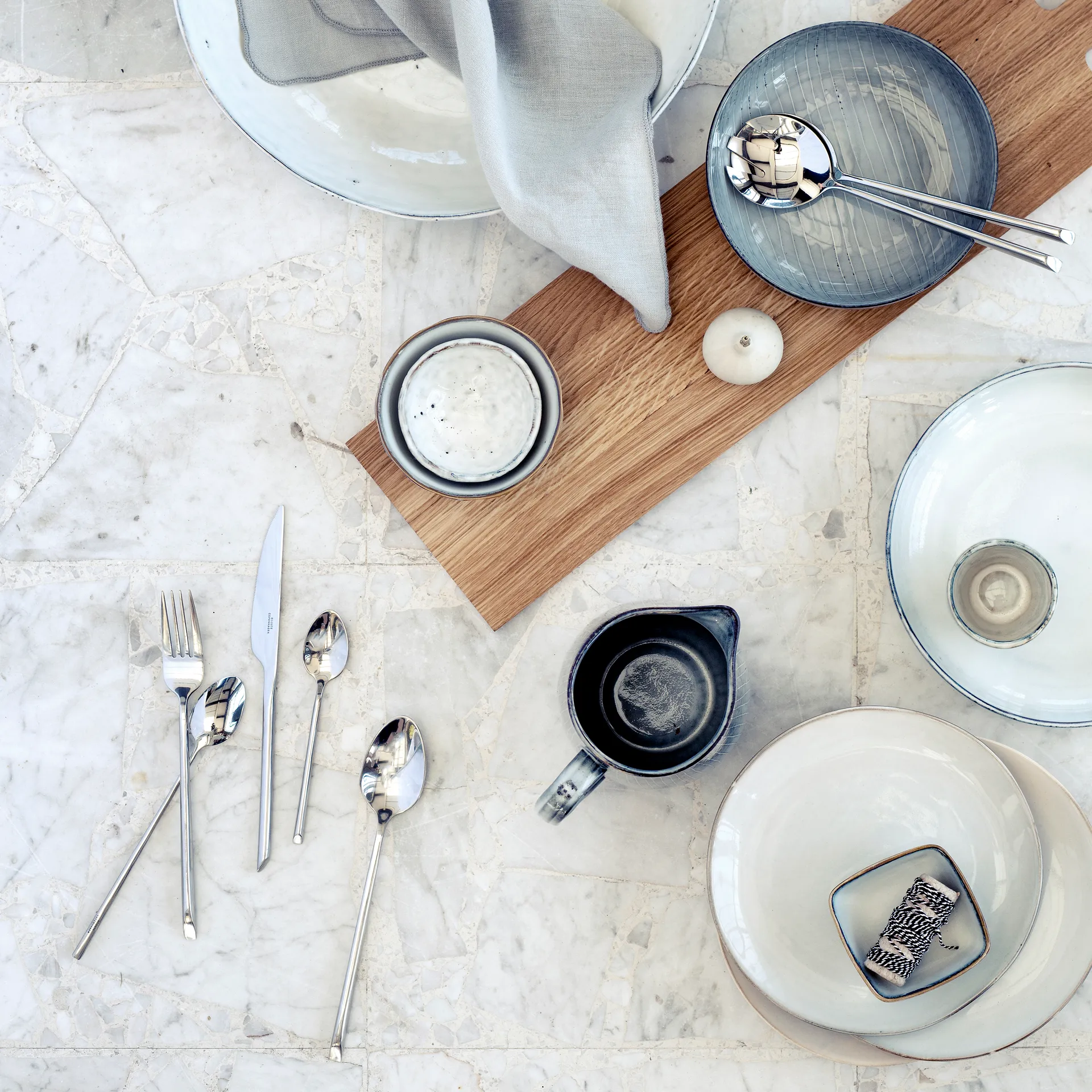 Nordic Sand τετράγωνο μπολ, 8x7,5 cm Broste Copenhagen