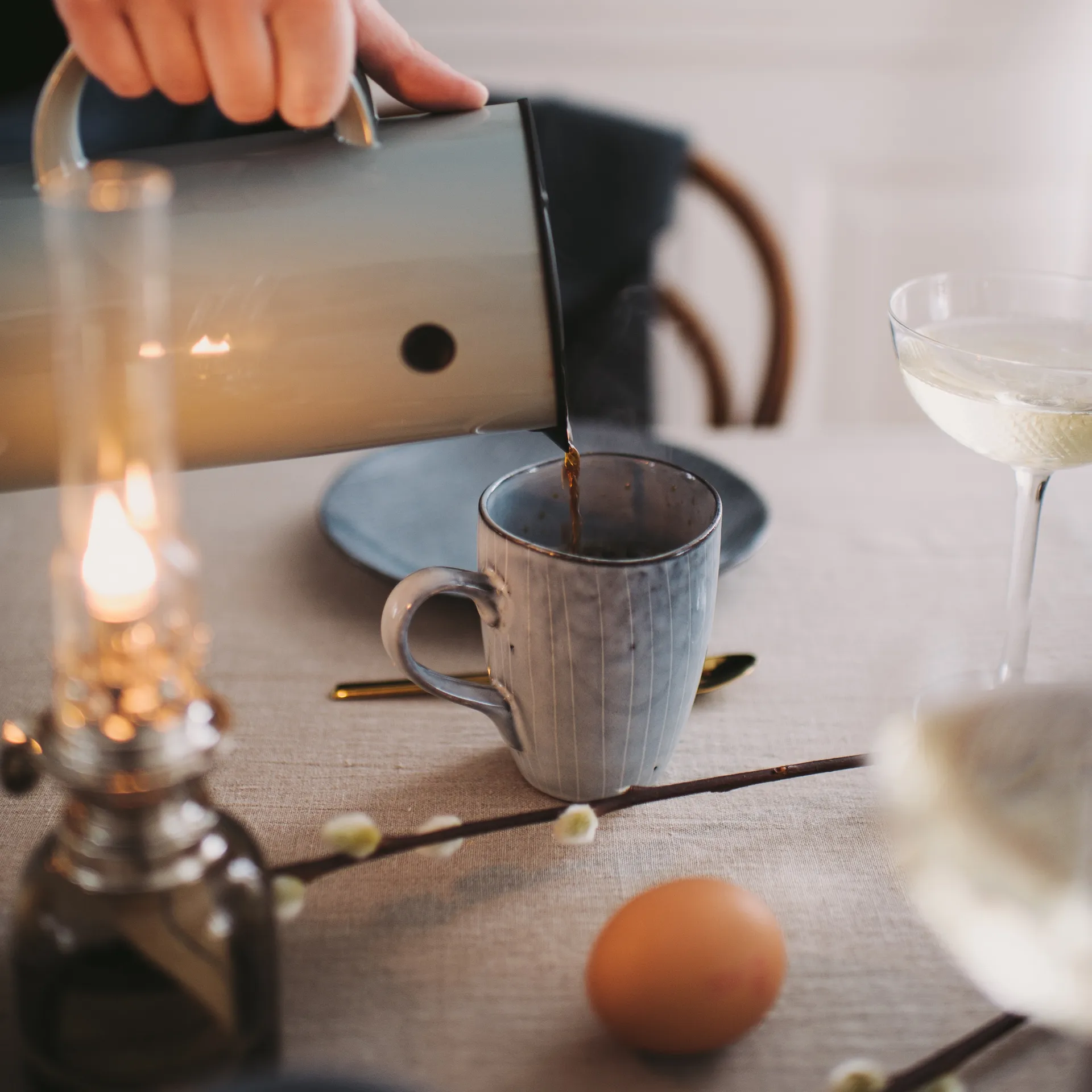 Nordic sea κούπα με λαβή, 10 cm Broste Copenhagen