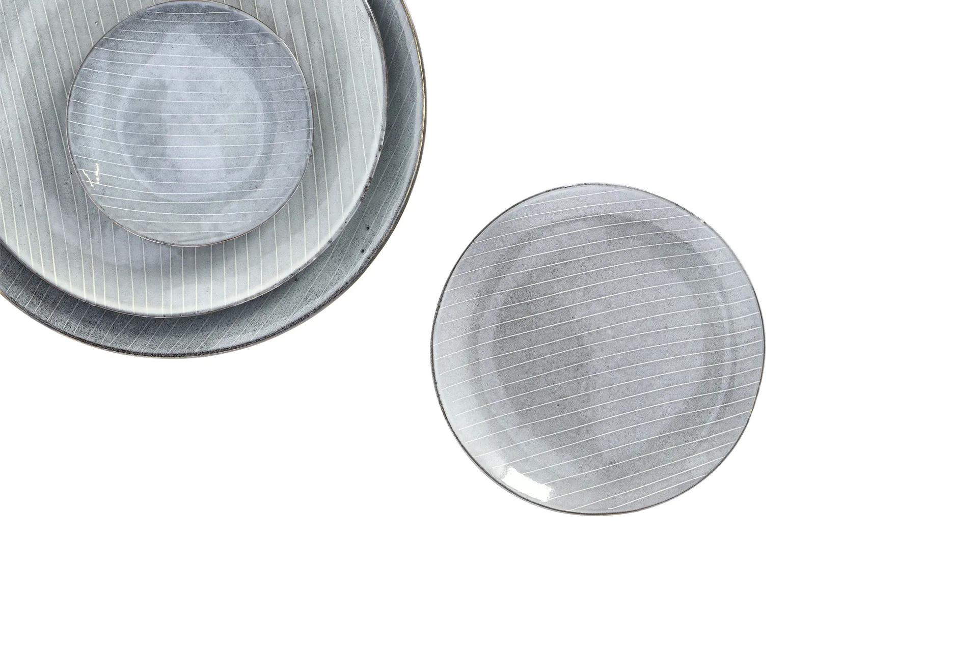 Nordic Sea πιάτο Συσκευασία 4 τεμαχίων, Ø 20 cm Broste Copenhagen