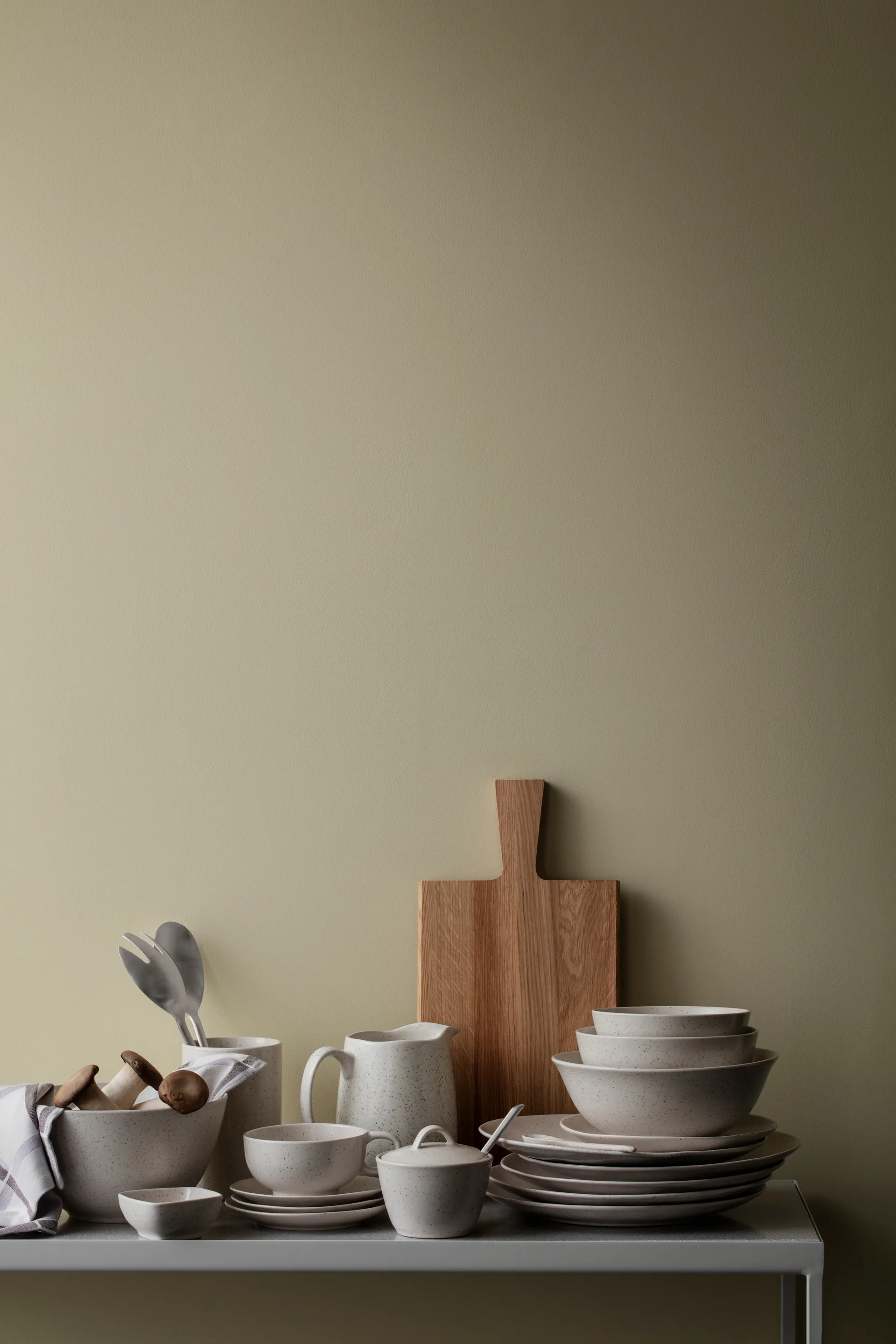 Nordic Vanilla μπολ Ø 20 cm, Κρεμ με κόκκους Broste Copenhagen