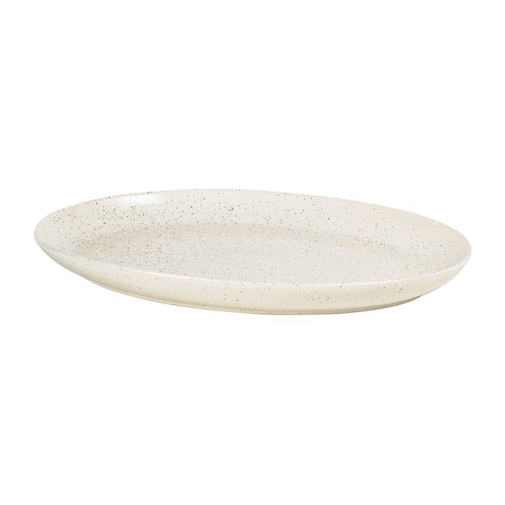 Nordic Vanilla πιατάκι οβάλ 35,5 cm, Κρεμ με κόκκους Broste Copenhagen