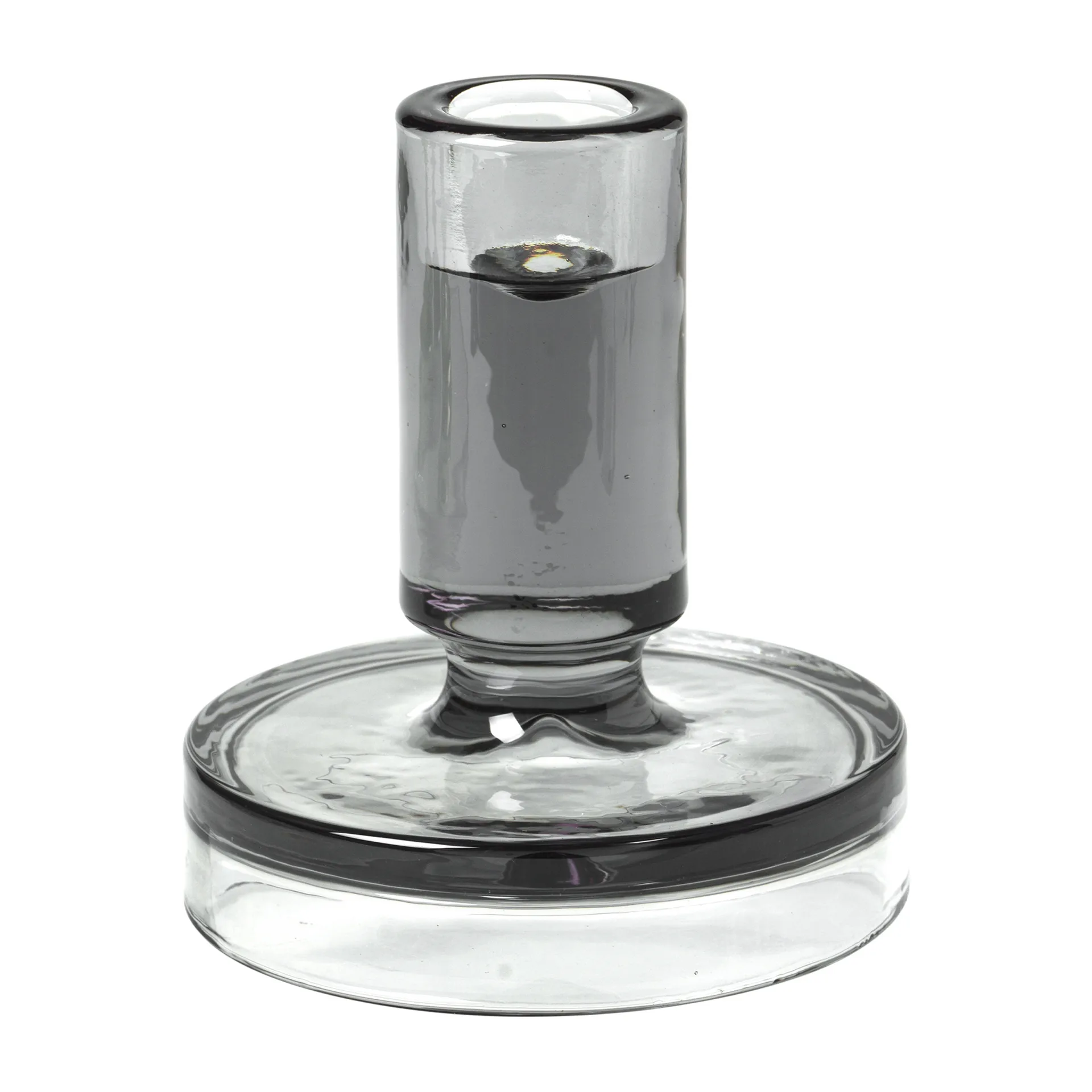 Petra κηροπήγιο smoked pearl σκούρο γκρι, 11 cm Broste Copenhagen