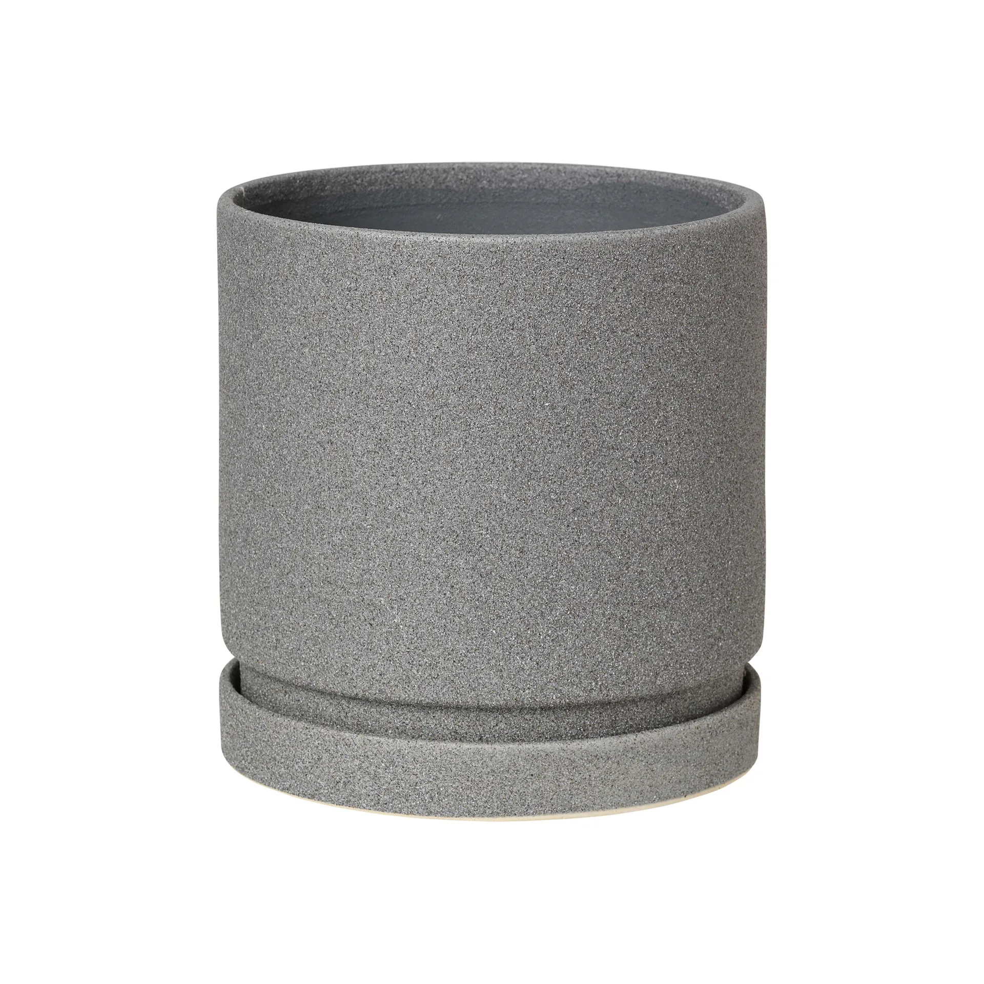 Polaris γλάστρα με πιατάκι Ø20 cm, tradewinds blue Broste Copenhagen