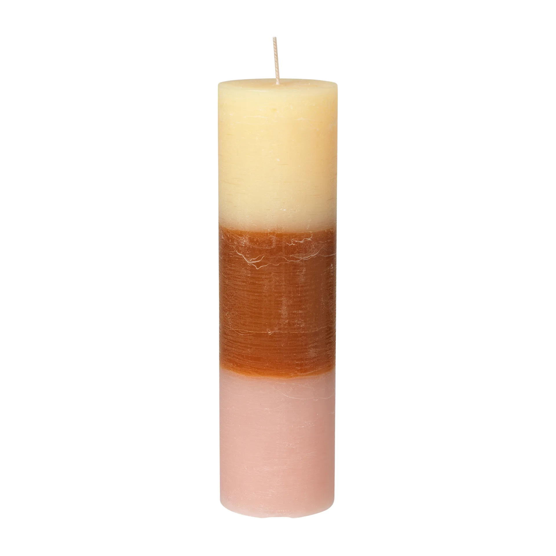 Rainbow τετράγωνο κερί 25 cm, Tequila sunrise Broste Copenhagen