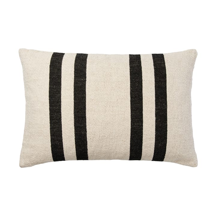 Sigrun μαξιλαροθήκη - Light beige-black, 40x60 cm - Broste Copenhagen