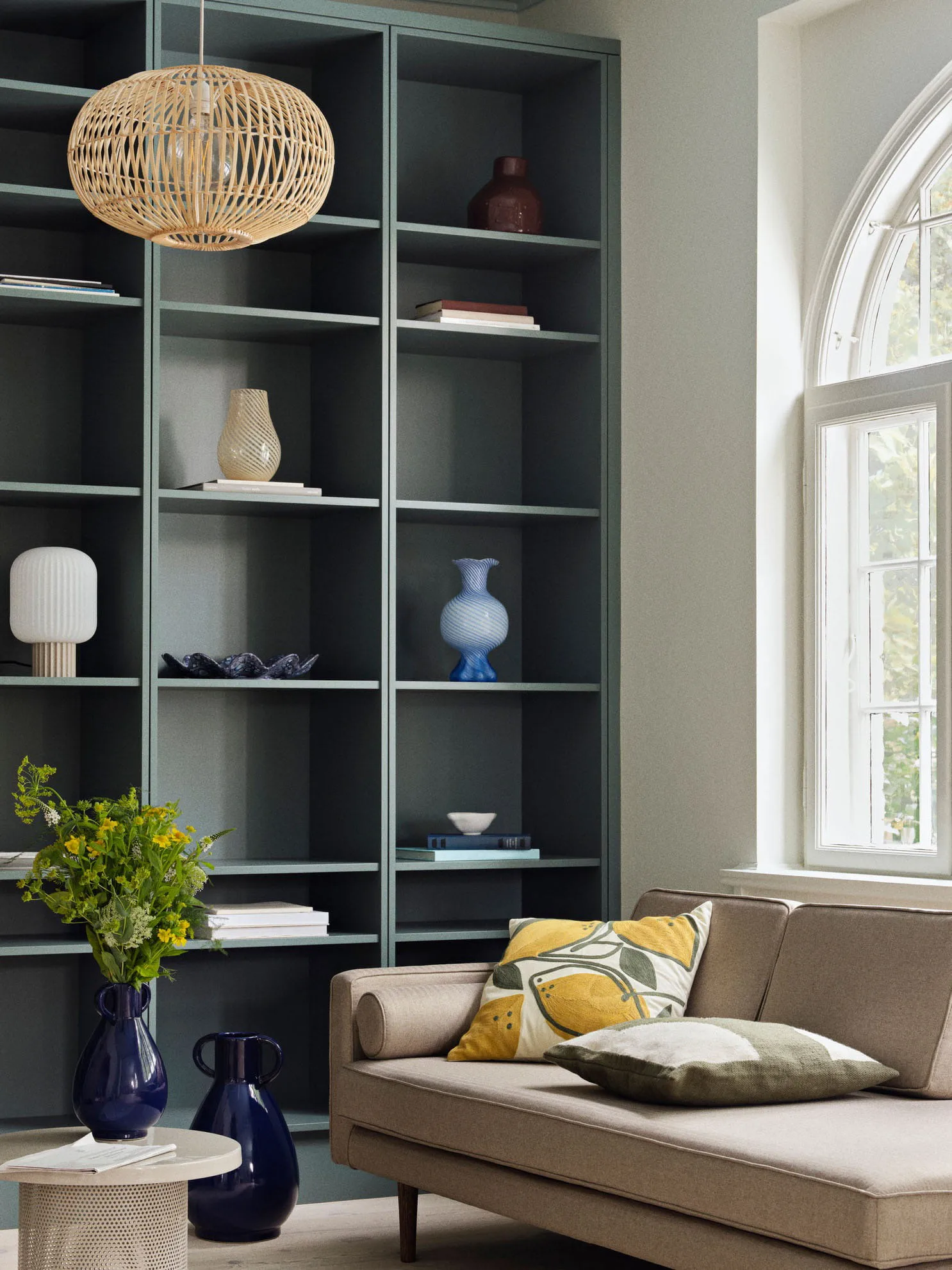 Simi βάζο 29 cm, Deep cobolt blue Broste Copenhagen