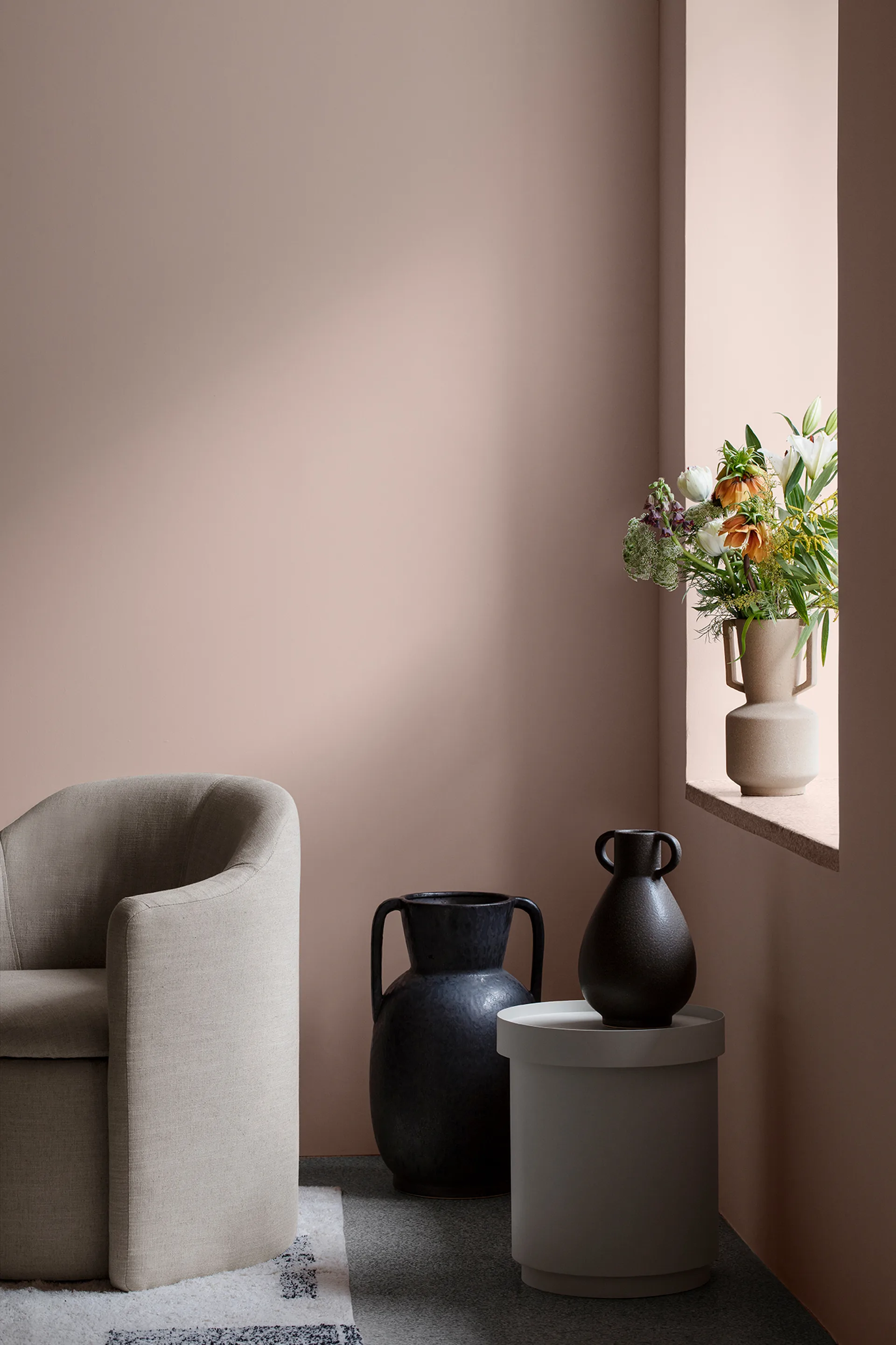 Simi βάζο 52 cm, Ανοιχτό καφέ αντικέ Broste Copenhagen