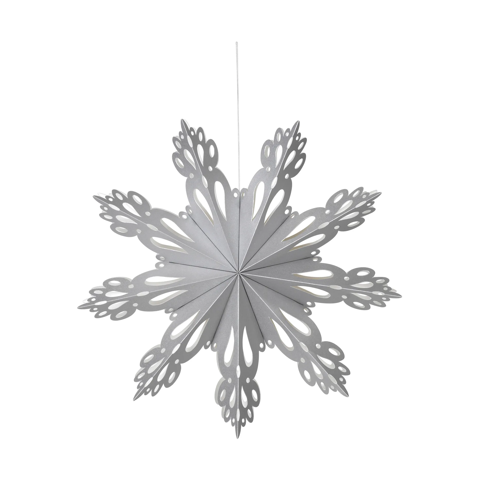 Snowflake αστέρι Advent, Ασημί, M Broste Copenhagen