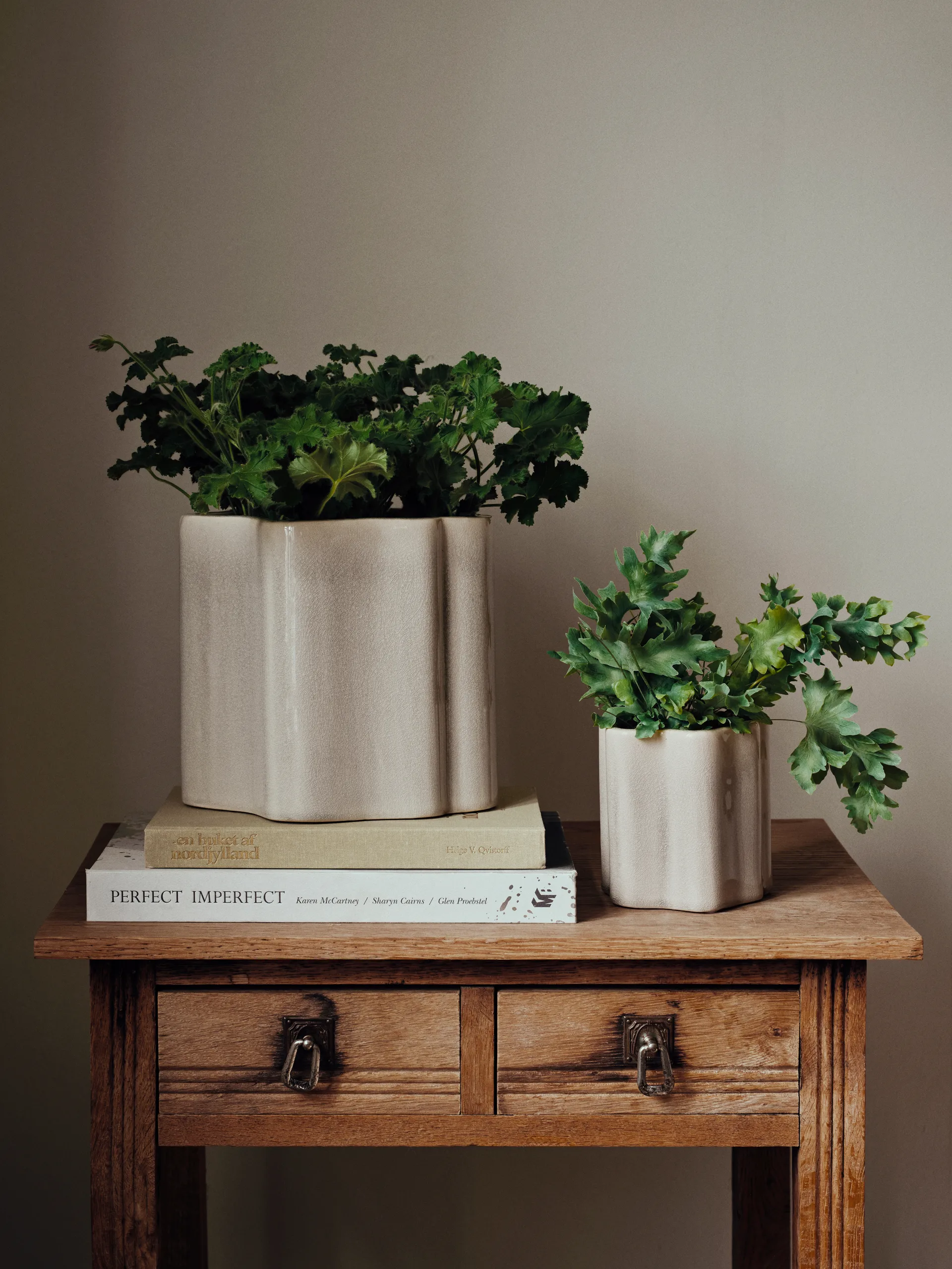 Sonja γλάστρα H:12 εκ., Rainy Day Grey Broste Copenhagen