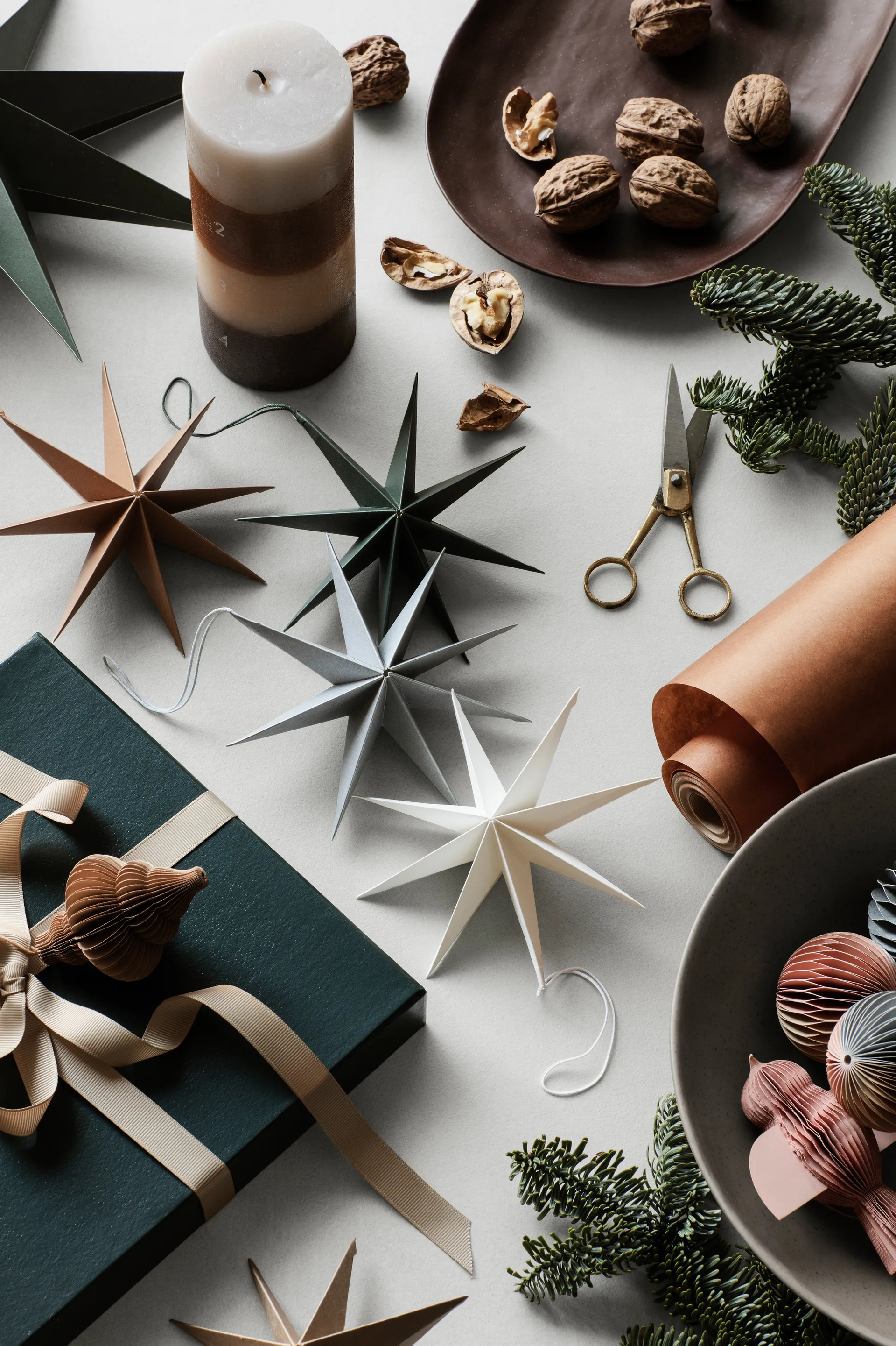 Χάρτινο αστέρι, Star, Ø15 εκ, Του πυκνού δάσους Broste Copenhagen