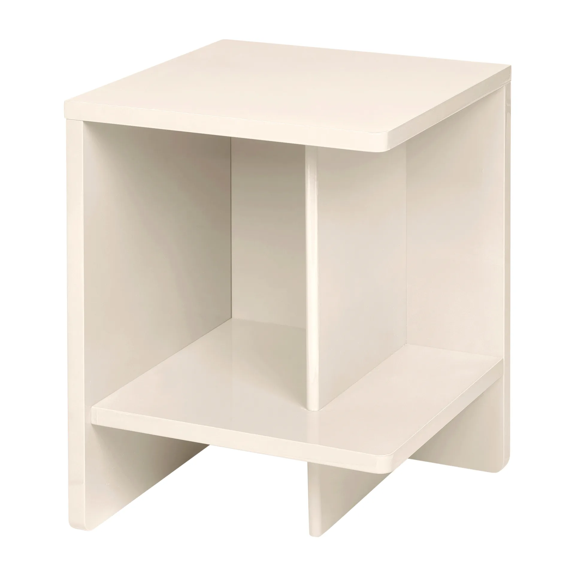 Tenna δεξί κομοδίνο 38x38 cm, Ανοιχτό γκρι βροχερής μέρας Broste Copenhagen
