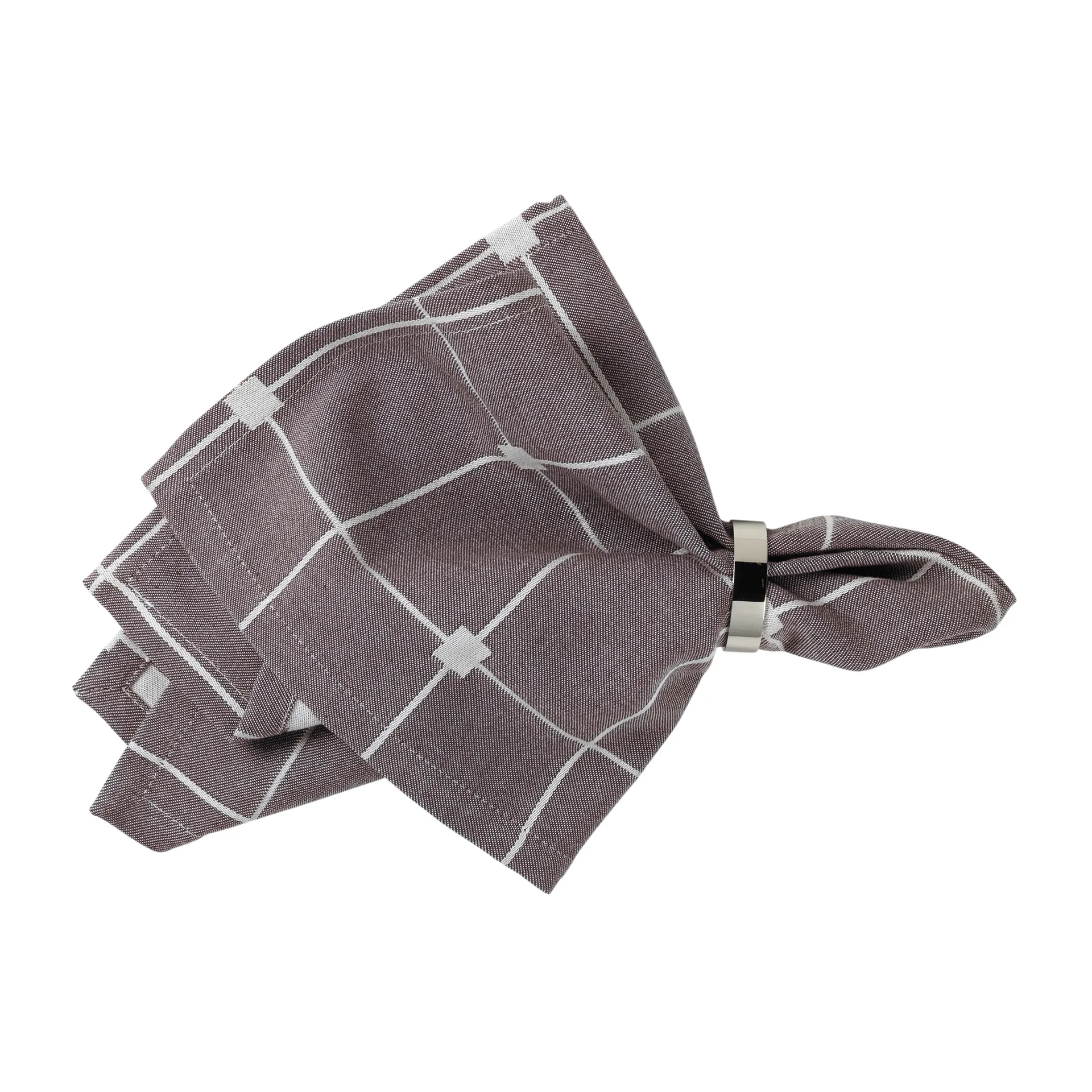 Tila υφασμάτινη πετσέτα 45x45 cm, Διεφθαρμένη σοκολάτα-υπόλευκο Broste Copenhagen