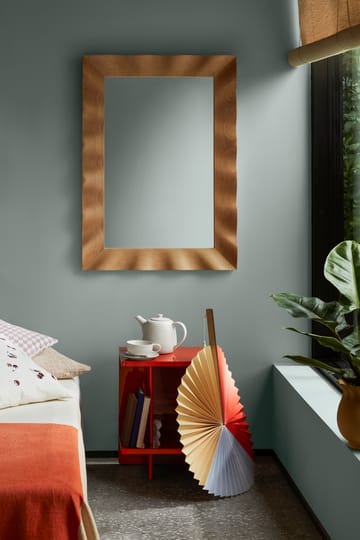 Wavy καθρέφτης 70x100 cm - Φυσικό καφέ - Broste Copenhagen