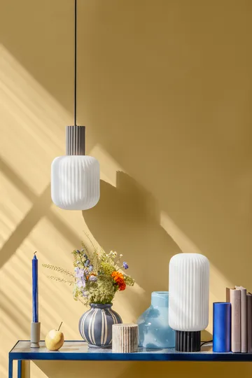 Wilma βάζο 17,8 cm - Μπλε-βροχερή μέρα - Broste Copenhagen