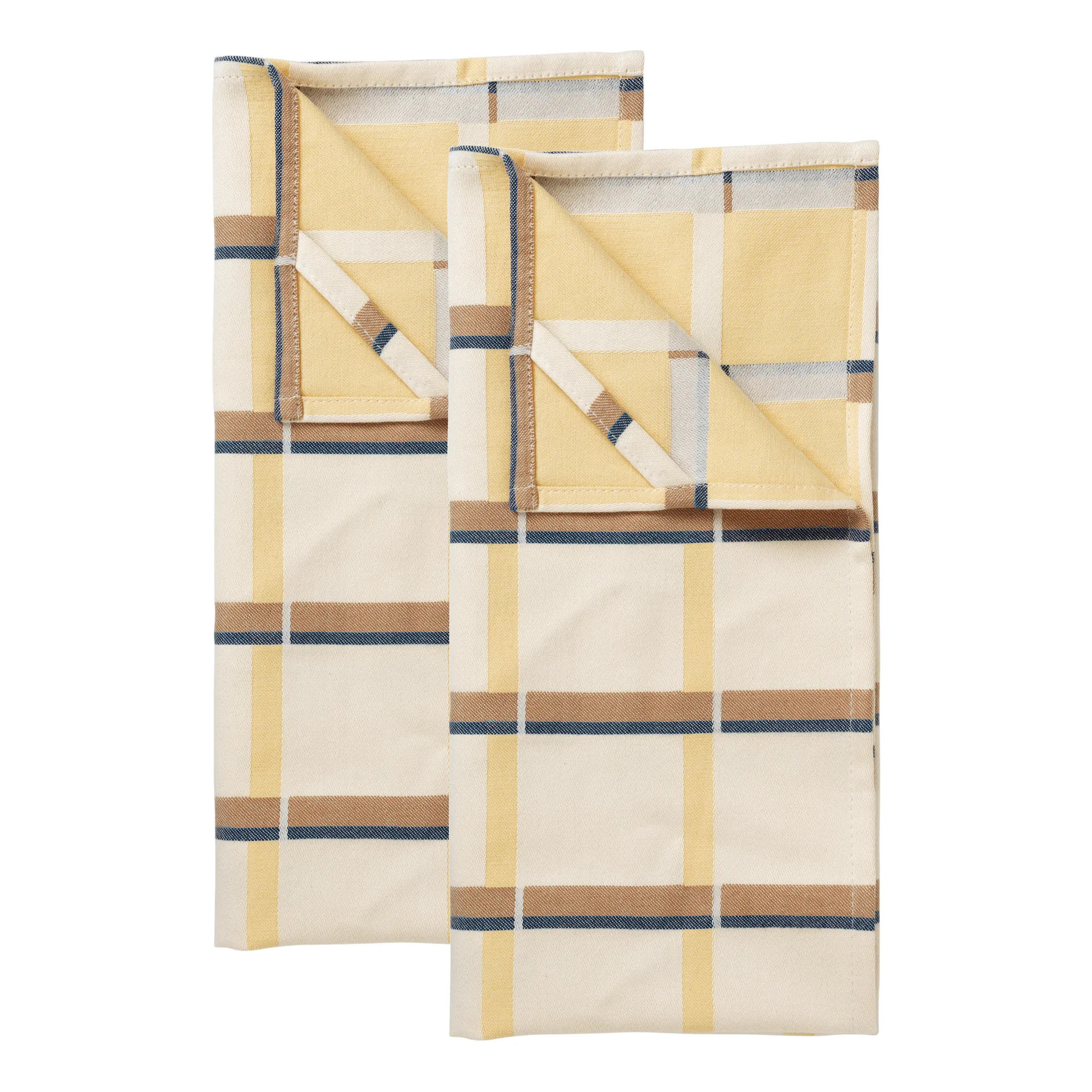 Zappa πετσέτα κουζίνας Συσκευασία 2 τεμαχίων, βροχερή μέρα-παλ μπανάνα Broste Copenhagen