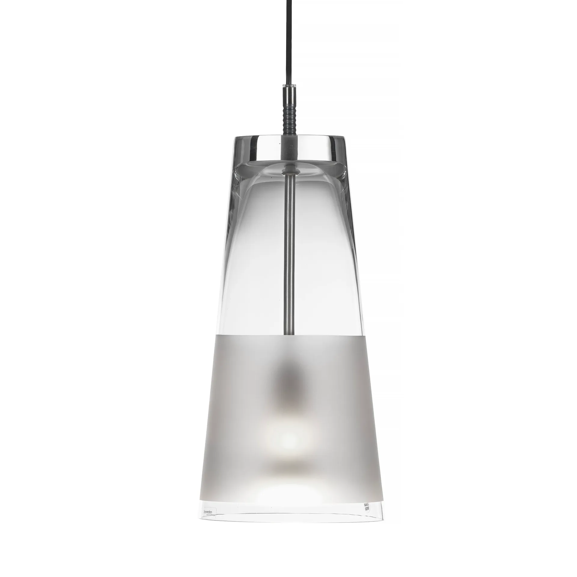 Manhattan φωτιστικό με θολή ρίγα, 35 cm ζώνη frosted Bsweden