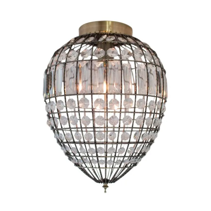 Amadeus πλαφονιέρα Ø30 cm, Αντικέ ορείχαλκος By Rydéns