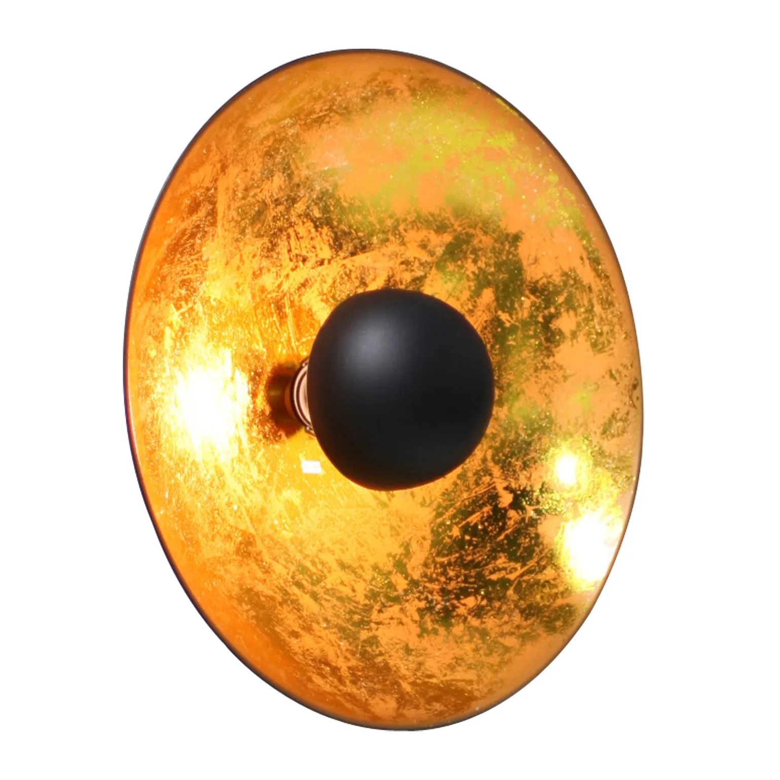 Captain φωτιστικό τοίχου, μαύρο-χρυσαφί By Rydéns