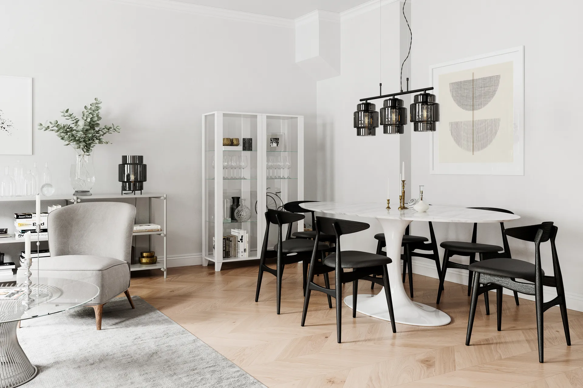 Ebbot επιτραπέζιο φωτιστικό 37 cm, Φιμέ By Rydéns