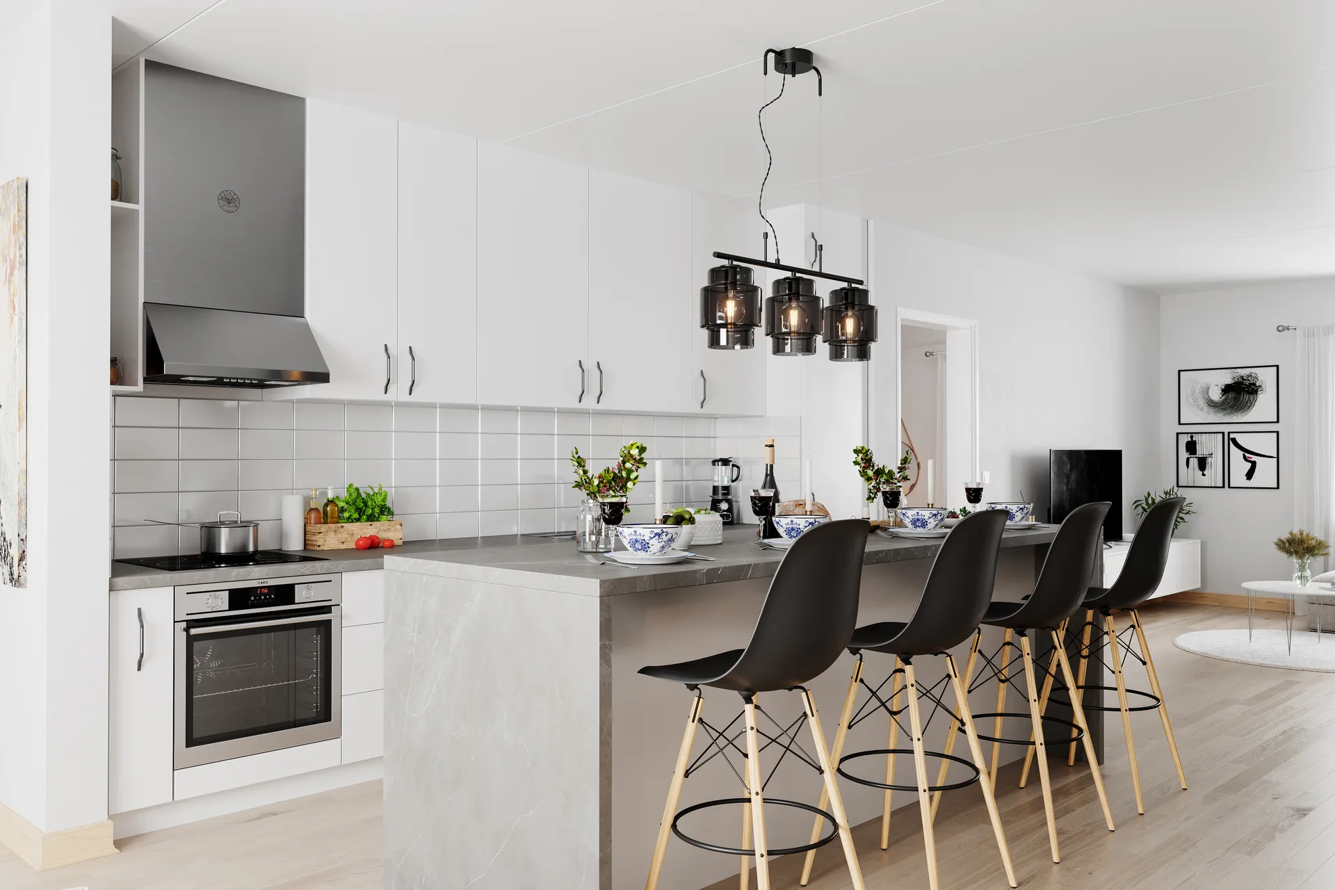 Ebbot Bar φωτιστικό οροφής, Φιμέ By Rydéns