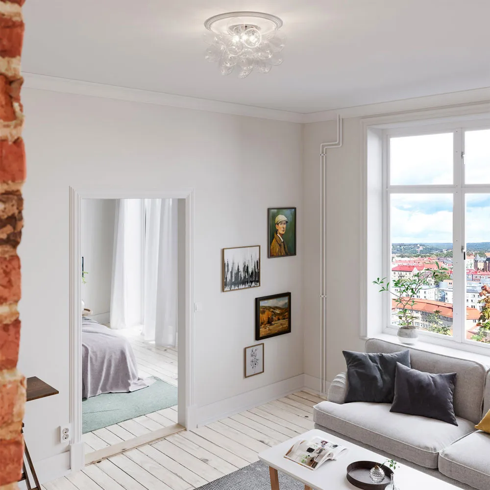 Φωτιστικό οροφής, Gross, Διαφανές γυαλί, μεγάλο By Rydéns