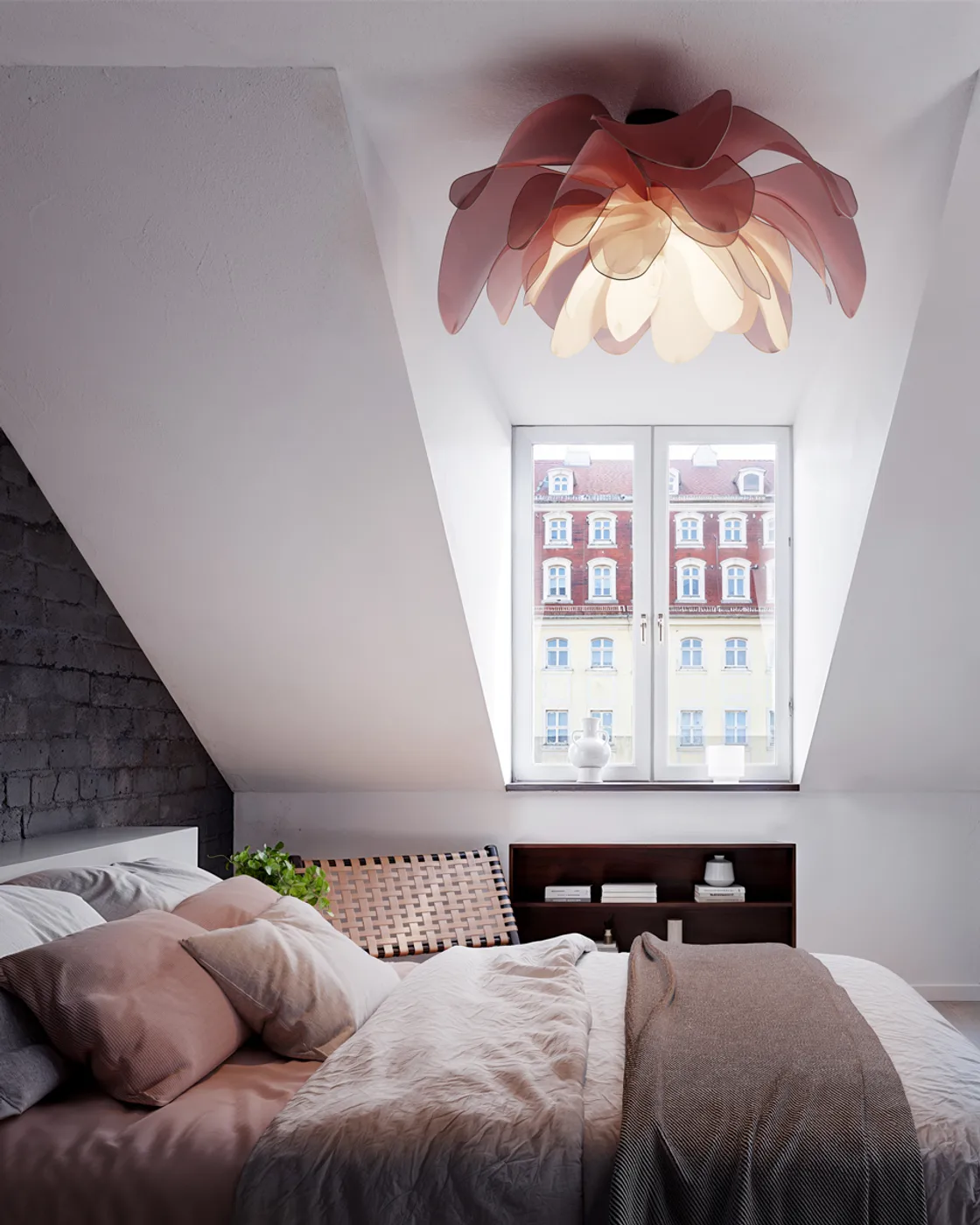 Lou Lou πλαφονιέρα Ø80 εκ., Ροζ By Rydéns