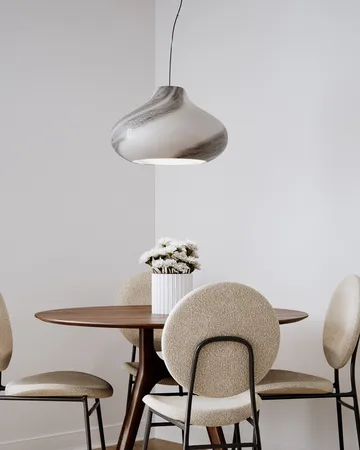 Mira φωτιστικό οροφής Ø45 cm - Άσπρο-μαύρο - By Rydéns