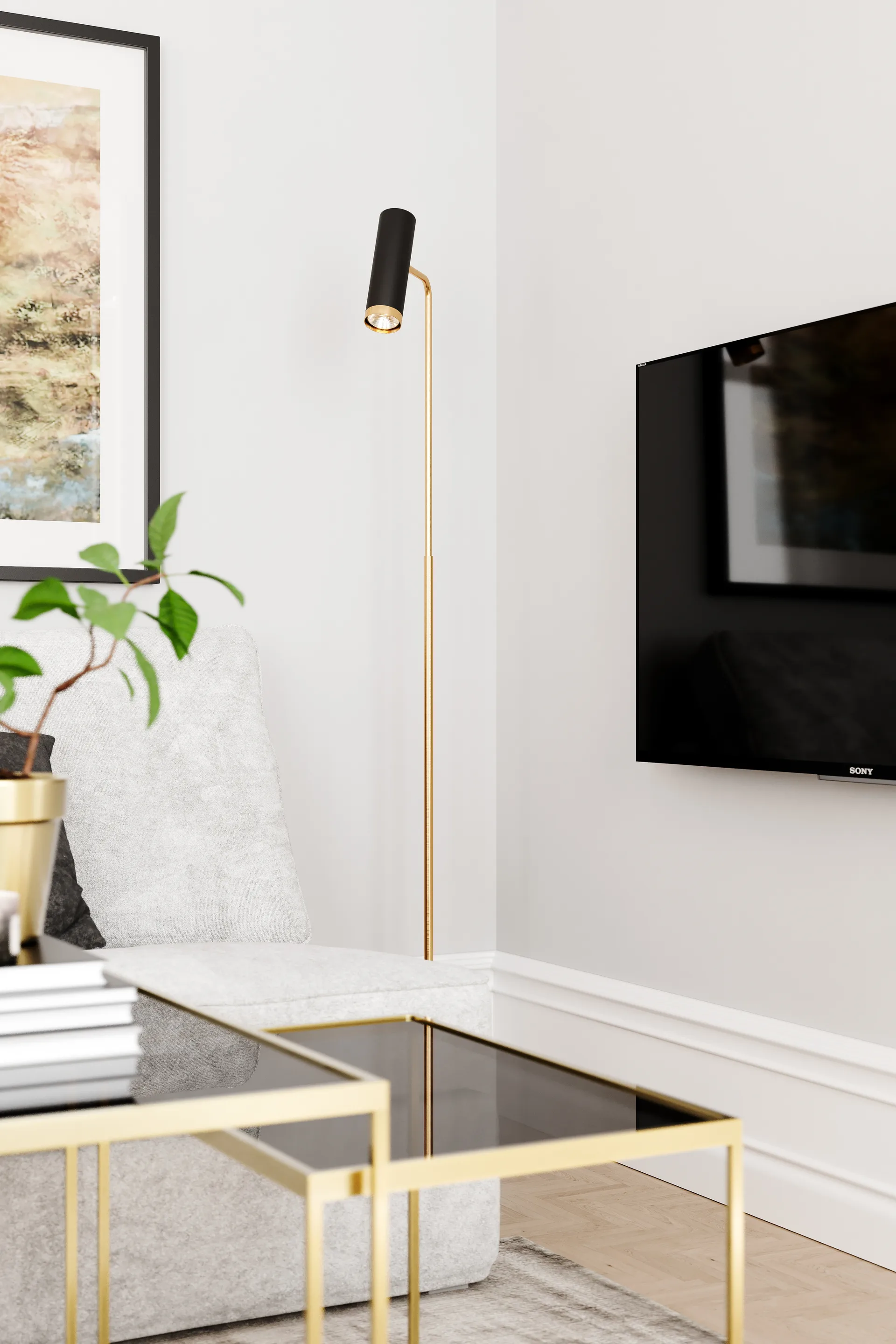 Φωτιστικό δαπέδου, Puls, Ματ μαύρο By Rydéns