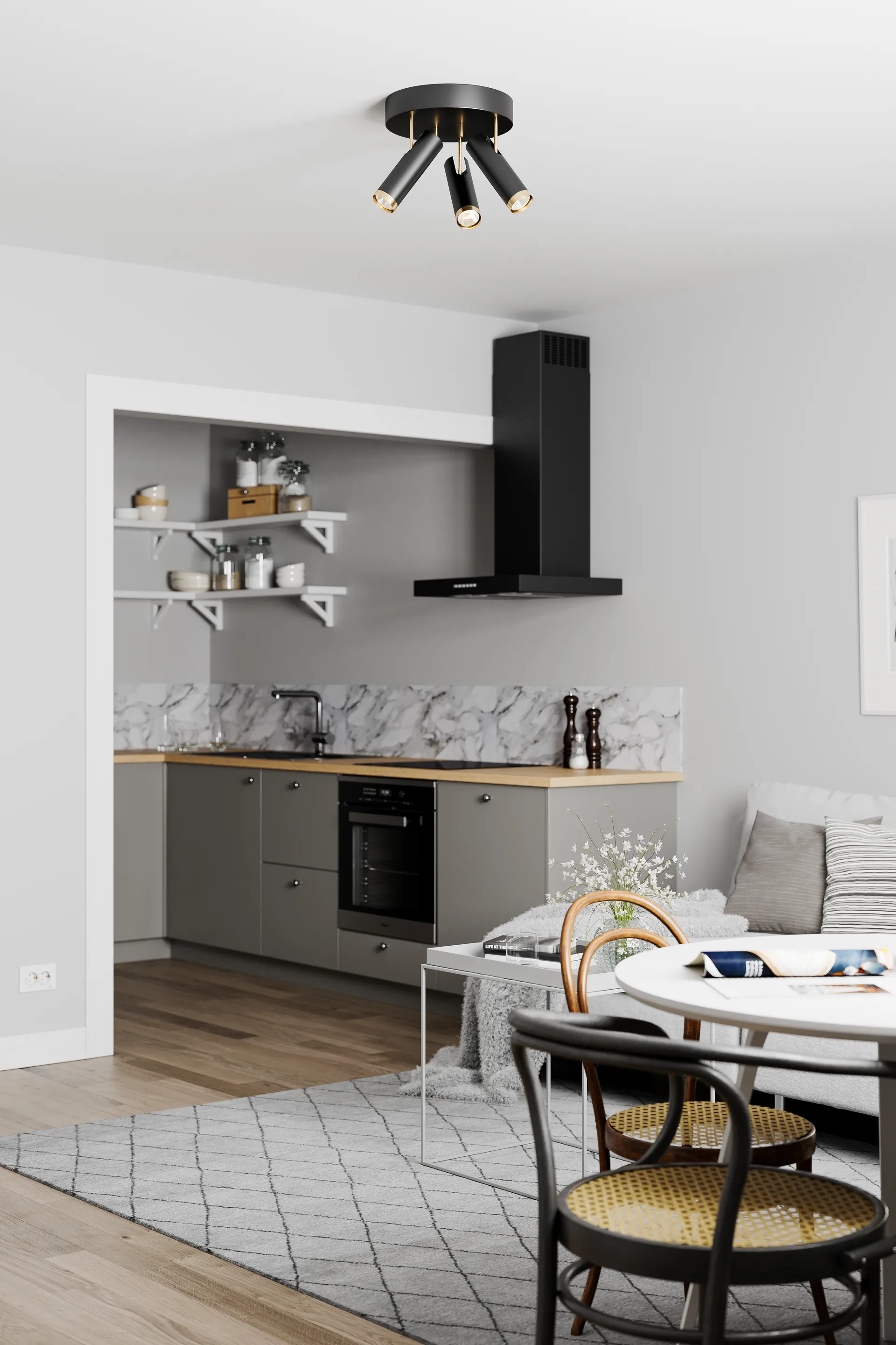 Σποτάκι, Puls, Ματ μαύρο By Rydéns