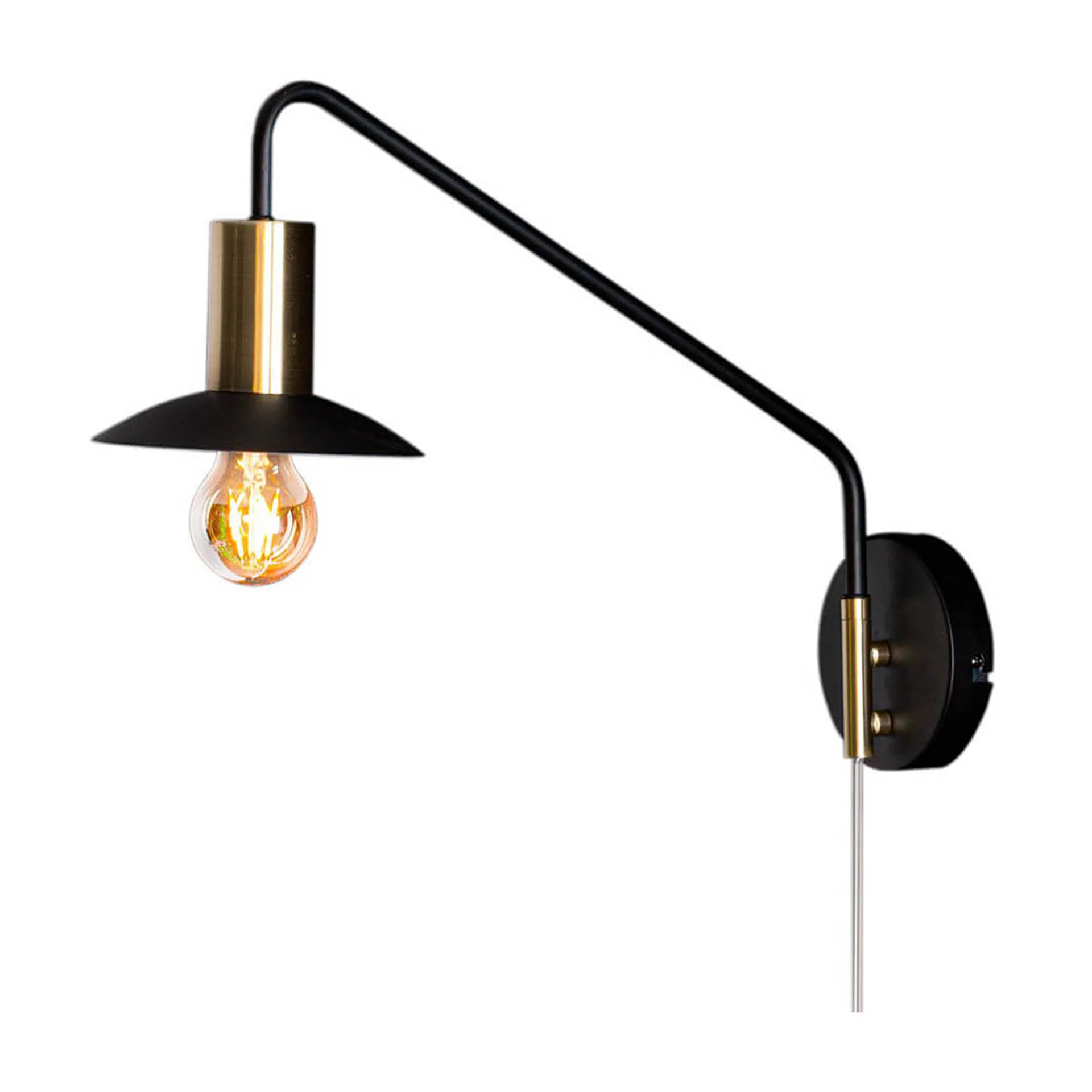 Κοντό επιτοίχιο φωτιστικό, Quinn, Ματ μαύρο By Rydéns