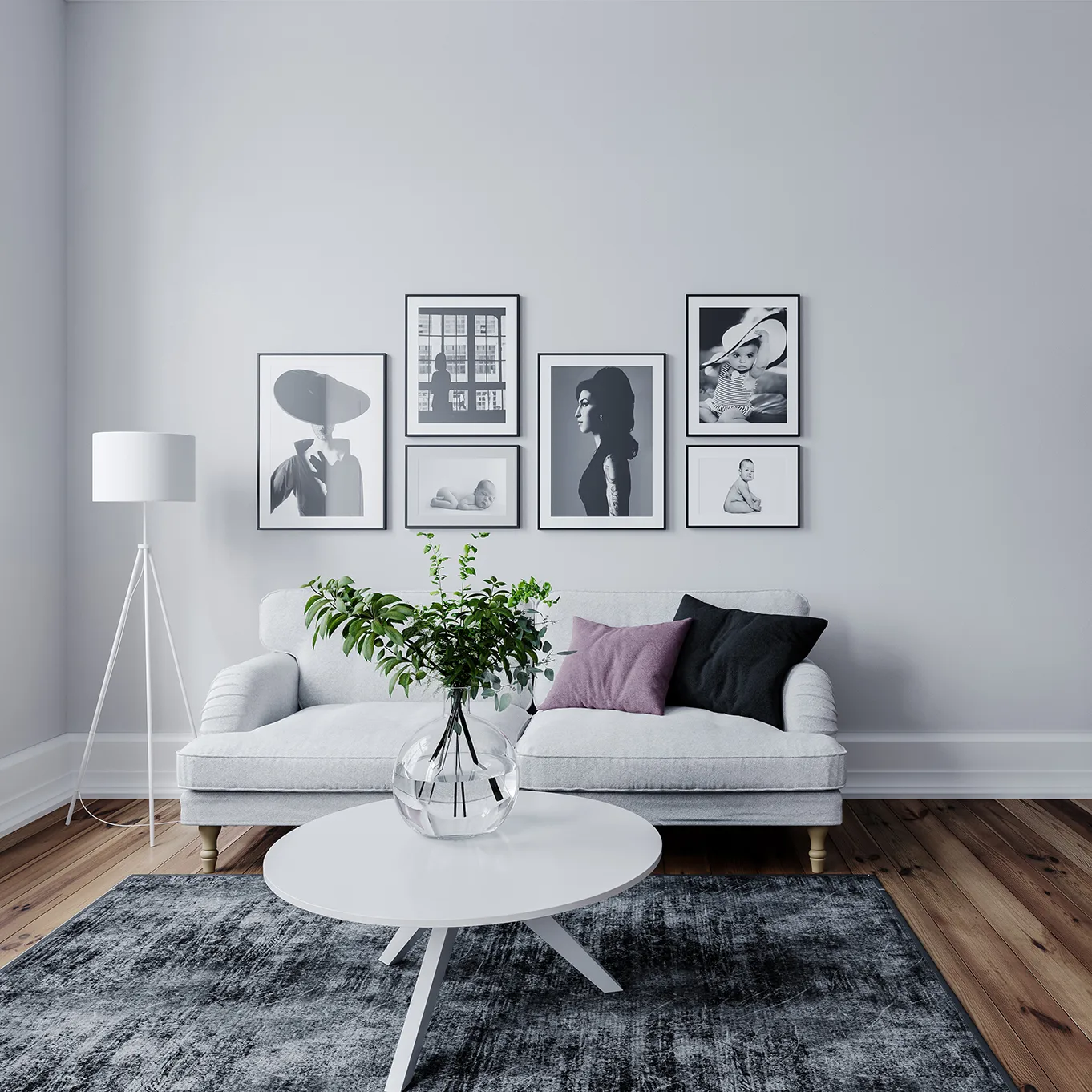 Rina φωτιστικό δαπέδου , Λευκό By Rydéns