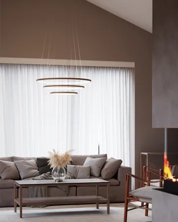 Trione φωτιστικό οροφής Ø80 cm - Φυσικό - By Rydéns