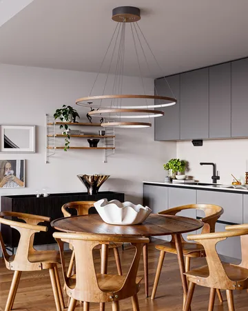 Trione φωτιστικό οροφής Ø80 cm - Καρυδιά - By Rydéns