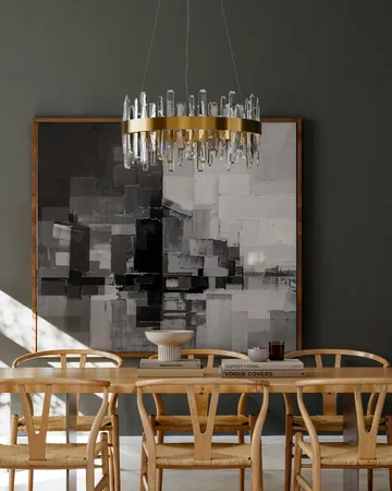 Triumph φωτιστικό οροφής Ø60 cm - Ορείχαλκος-διαφανές - By Rydéns