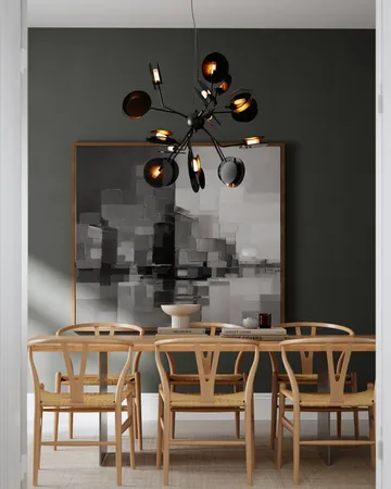 Turno φωτιστικό οροφής Ø80 cm - Ματ svart-guld - By Rydéns