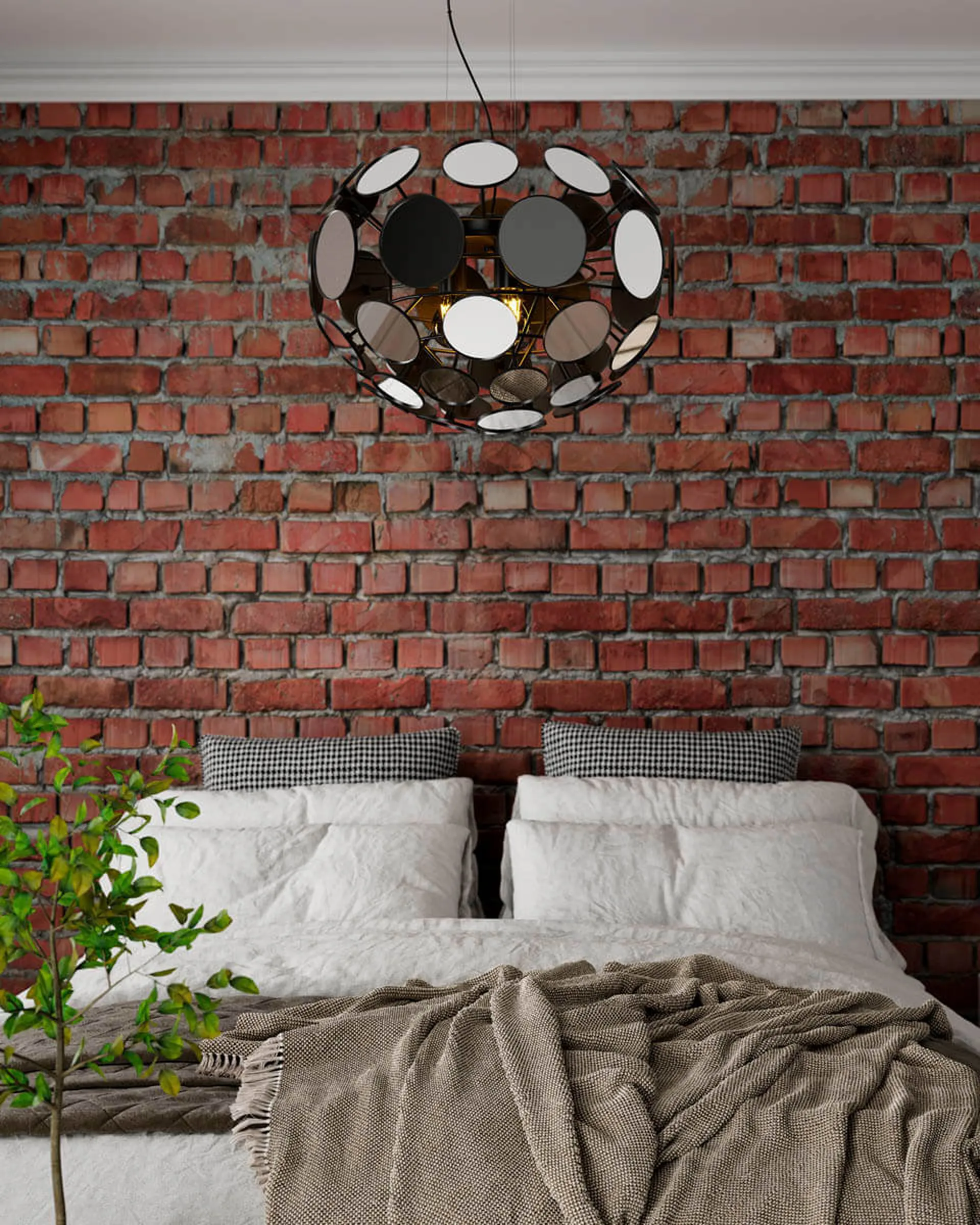 Φωτιστικό οροφής Vanita Ø50 cm, Καθρέπτης By Rydéns