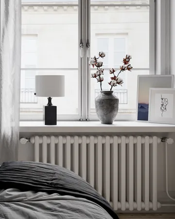 Woody επιτραπέζιο φωτιστικό 41 cm - Μαύρο-λευκό - By Rydéns