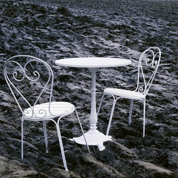 Classic Νο.1 καρέκλα - Λευκή, με κάθισμα από μέταλλο - Byarums bruk