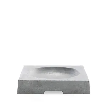 Kvadrat birdbath - Αλουμίνιο χυτό σε άμμο - Byarums bruk