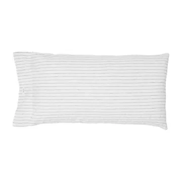 Gunhild μαξιλαροθήκη 50x90 cm - Χιόνι-κάρβουνο - byNORD