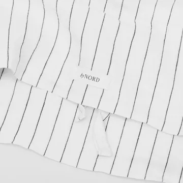 Gunhild μαξιλαροθήκη 50x90 cm - Χιόνι-κάρβουνο - byNORD