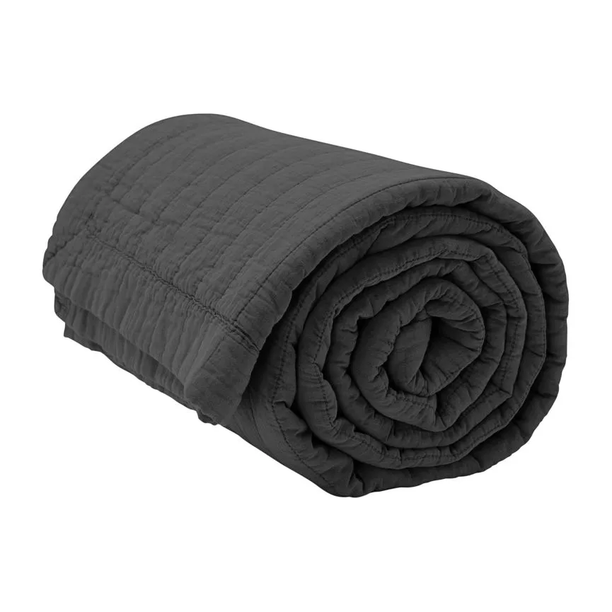 Magnhild κλινοσκέπασμα 160x280 cm, Κάρβουνο byNORD