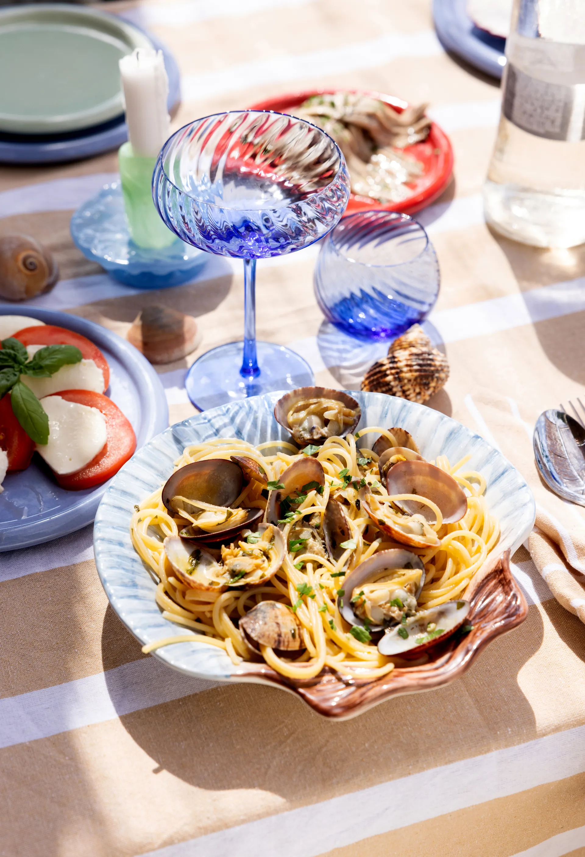 Armona πιάτο 23,5x23,5 cm, Γαλάζιο Byon