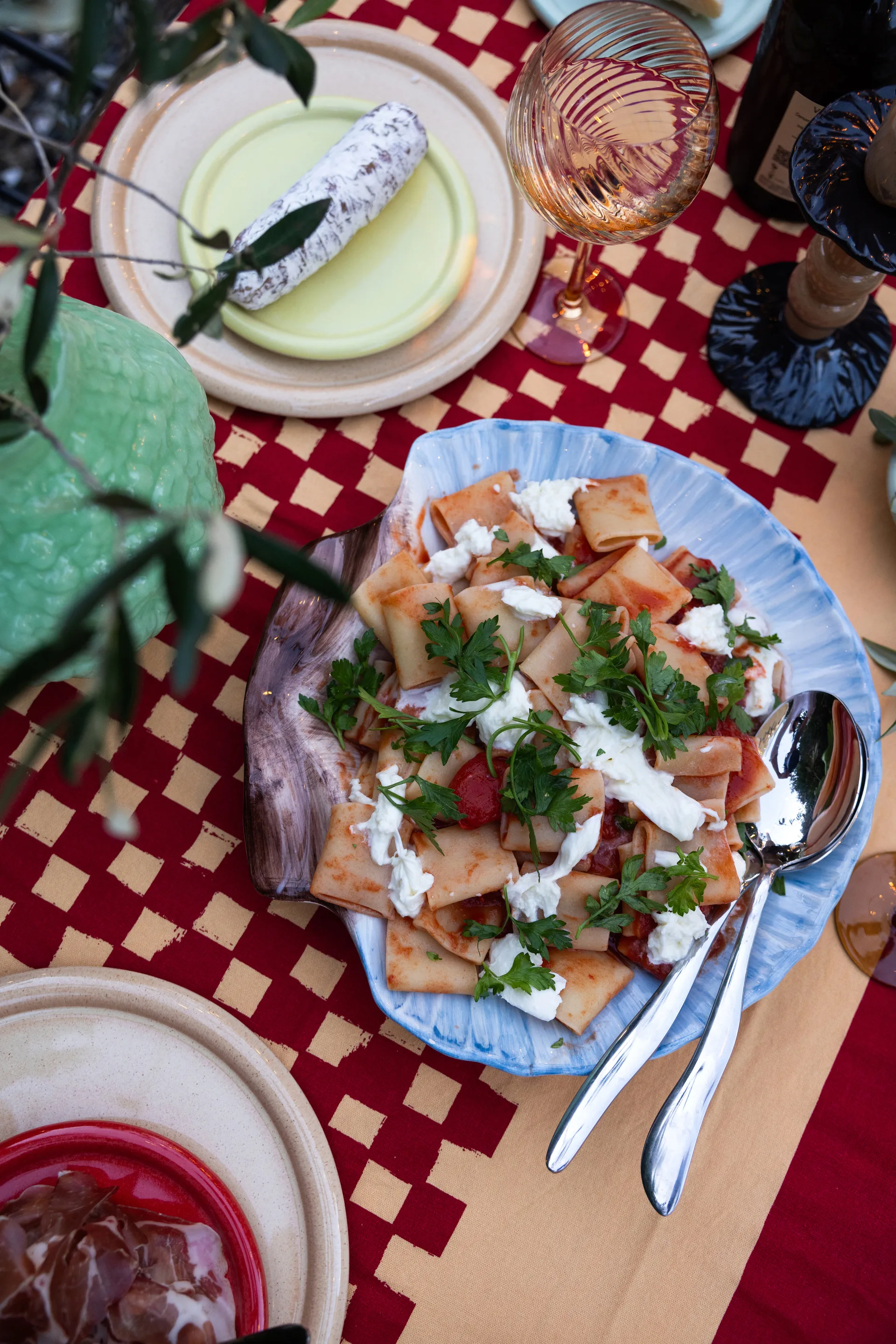 Armona πιατέλα σερβιρίσματος 32x32,5 εκ., Γαλάζιο Byon