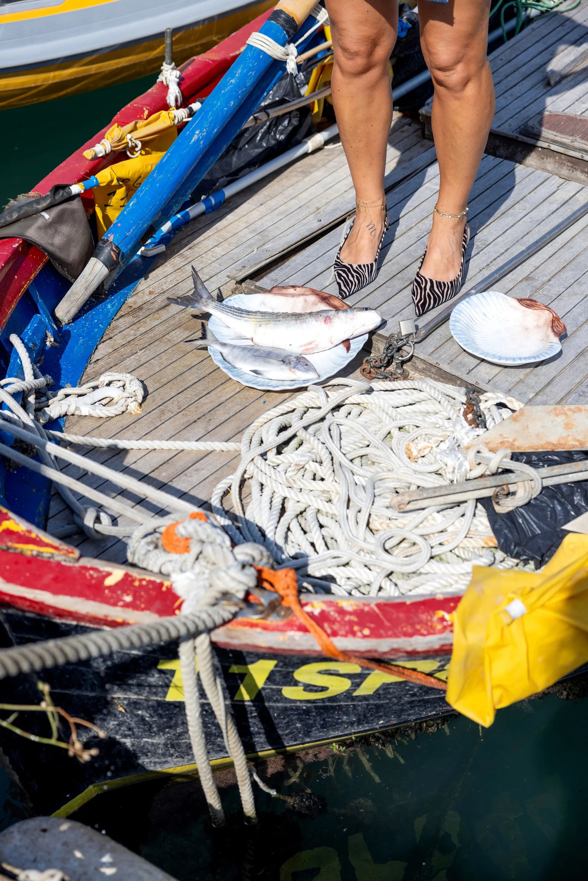 Armona πιατέλα σερβιρίσματος 32x32,5 εκ., Γαλάζιο Byon