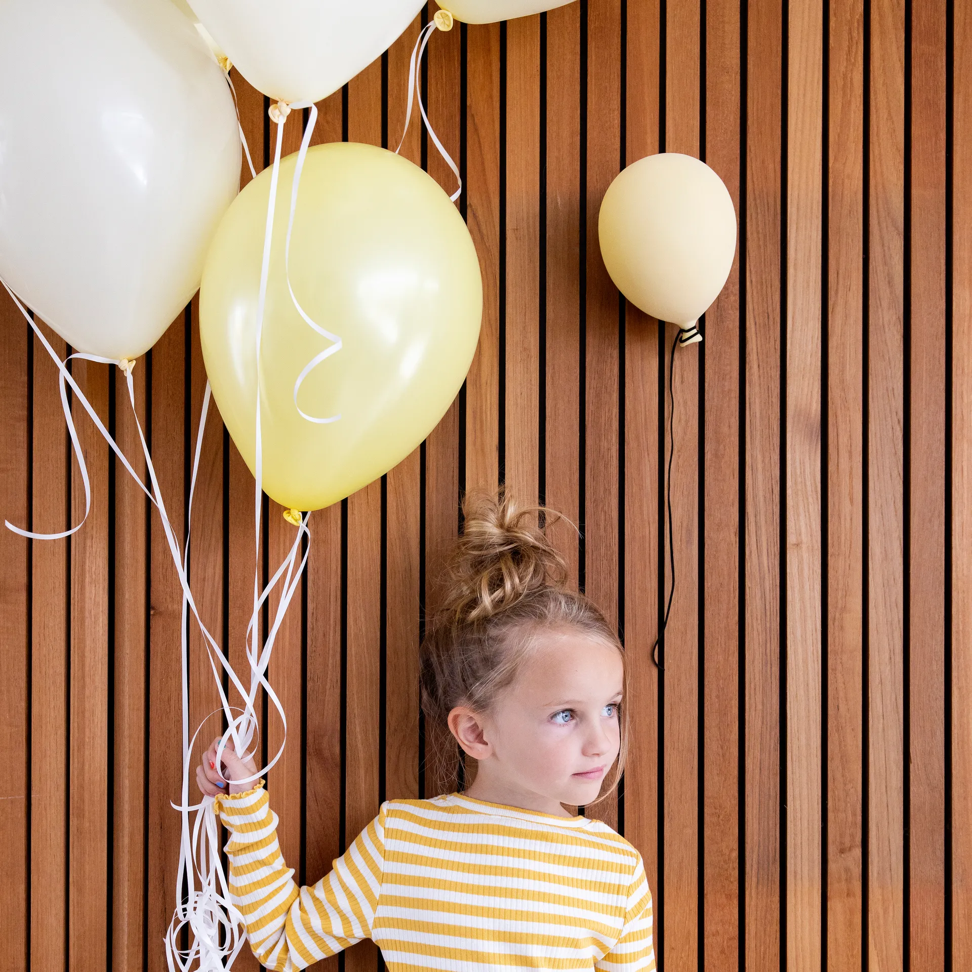 Balloon διακόσμηση 17 cm, Κίτρινο Byon