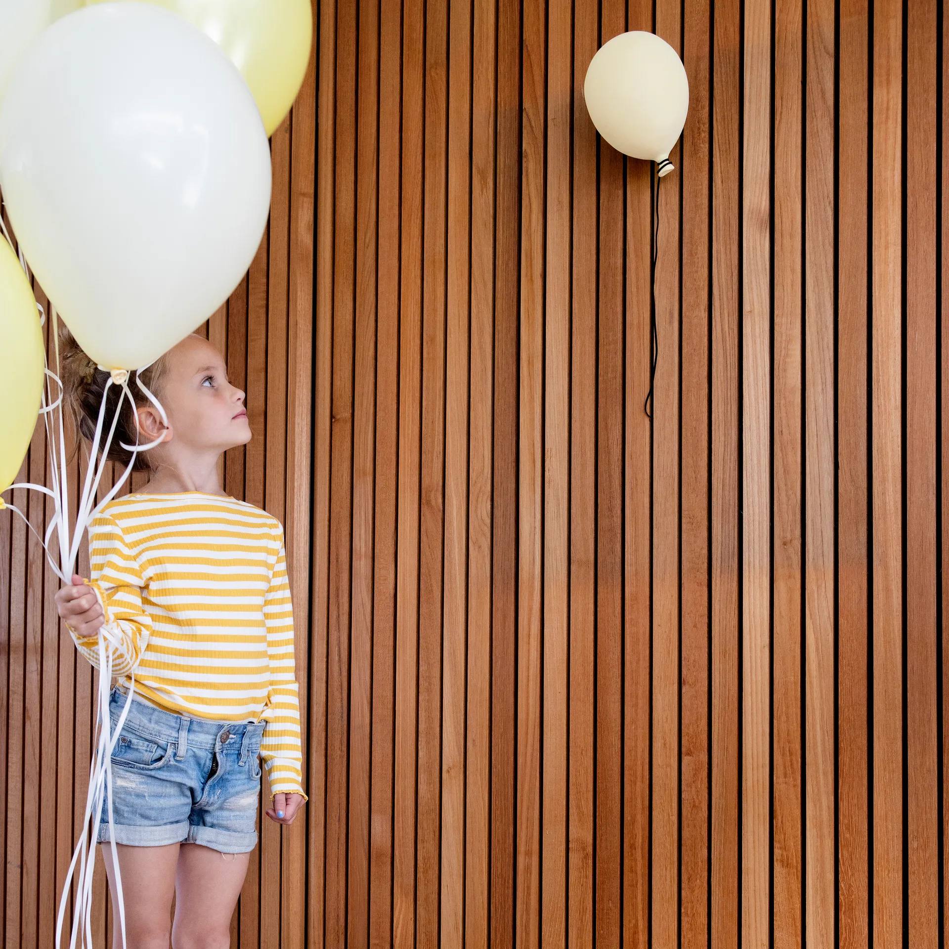 Balloon διακόσμηση 17 cm, Κίτρινο Byon